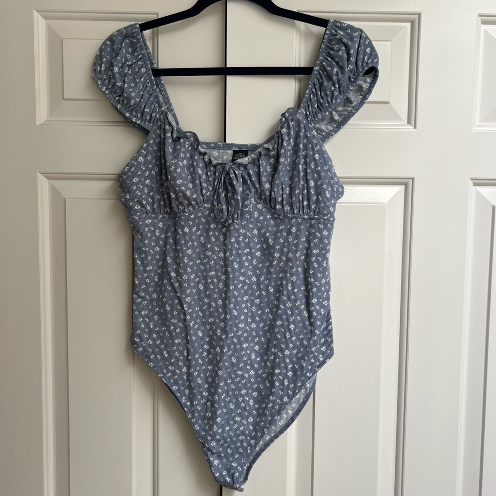 Wild Fable Flower Print Bodysuit